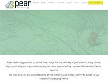 Tablet Screenshot of peartechnology.co.uk